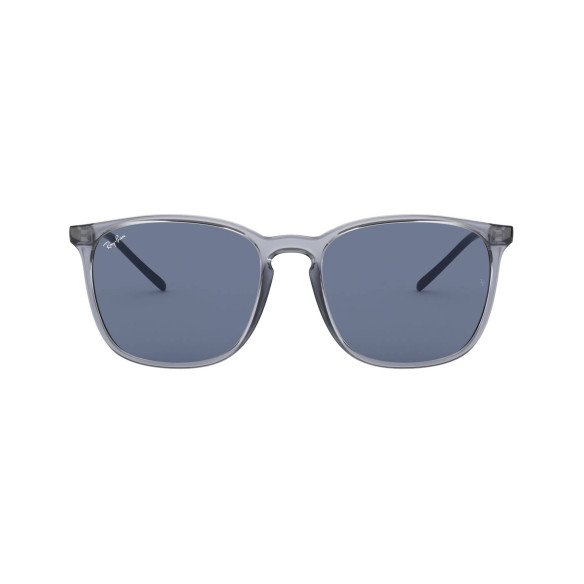 Lunettes de Soleil Ray-Ban RB4387 639980 TRANSPARENT BLUE-56/18