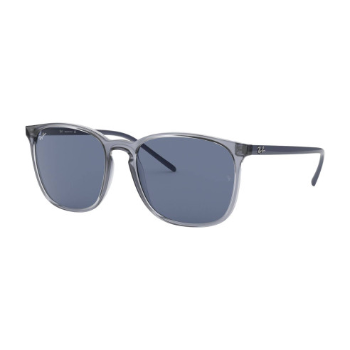 Lunettes de Soleil Ray-Ban RB4387 639980 TRANSPARENT BLUE-56/18