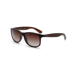 Lunettes de Soleil Ray-Ban RB4202 ANDY 607313 MATTE BROWN ON BROWN-55/17