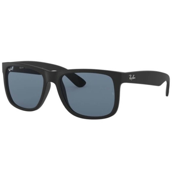 Lunettes de Soleil Ray-Ban RB4165 JUSTIN 622/2V RUBBER BLACK-55/16