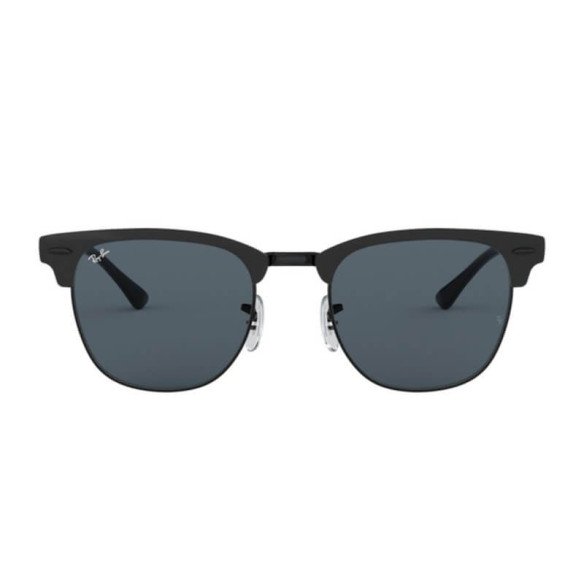 Lunettes de Soleil Ray-Ban RB3716 CLUBMASTER METAL 186/R5 MATTE BLACK ON BLACK-51/21