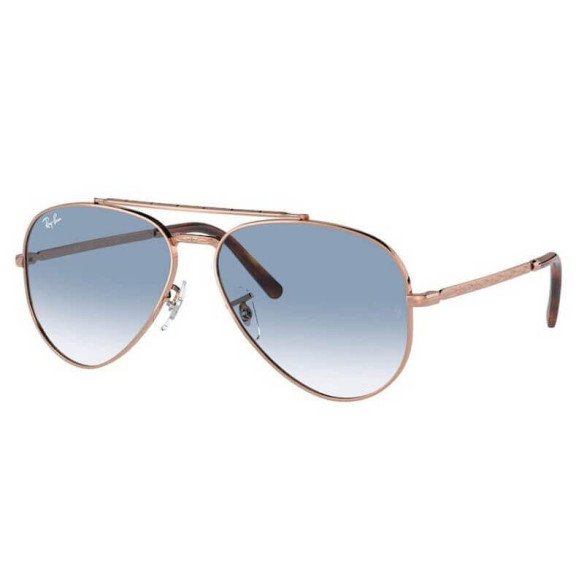 Lunettes de Soleil Ray-Ban RB3625 NEW AVIATOR 92023F ROSE GOLD-58/14