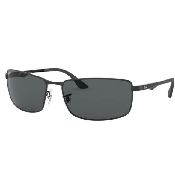 Lunettes de Soleil Ray-Ban RB3498 006/81 MATTE BLACK-61/17