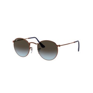 Lunettes de Soleil Ray-Ban RB3447 ROUND METAL 900396 DARK...