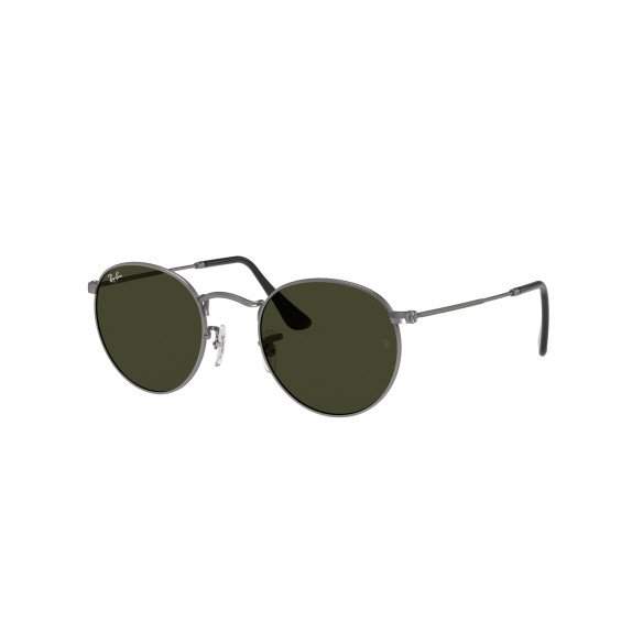 Lunettes de Soleil Ray-Ban RB3447 ROUND METAL 29 MATTE GUNMETAL-53/21