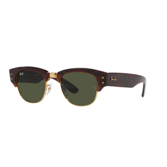 Lunettes de Soleil Ray-Ban RB0316S MEGA CLUBMASTER 990/31 MOCK TORTOISE ON ARISTA-53/21