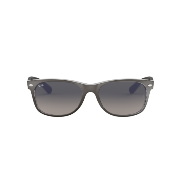 Lunettes de Soleil Ray-Ban RB2132 NEW WAYFARER 614371 GUNMETAL ON TRANSPARENT-55/18