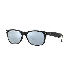 Lunettes de Soleil Ray-Ban RB2132 NEW WAYFARER 622/30 RUBBER BLACK-52/18