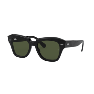 Lunettes de Soleil Ray-Ban RB2186 STATE STREET 901/31 BLACK-52/20