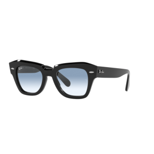 Lunettes de Soleil Ray-Ban RB2186 STATE STREET 901/3F BLACK-49/20