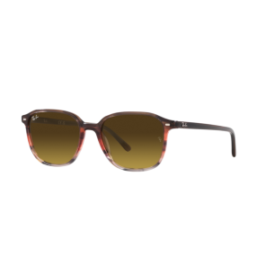 Lunettes de Soleil Ray-Ban RB2193 LEONARD 138085 STRIPED BROWN GRADIENT RED-53/18