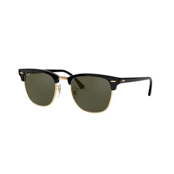 Lunettes de Soleil Ray-Ban RB3016 CLUBMASTER W0365 BLACK ON ARISTA-51/21