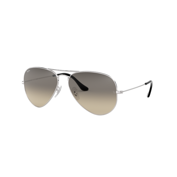 Lunettes de Soleil Ray-Ban RB3025 AVIATOR LARGE METAL 003/32 SILVER-55/14